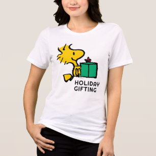 T-shirt En Tri-matière cacahuètes   Cadeau de Noël Woodstock
