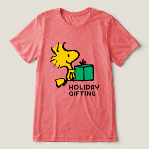 T-shirt En Tri-matière cacahuètes   Cadeau de Noël Woodstock