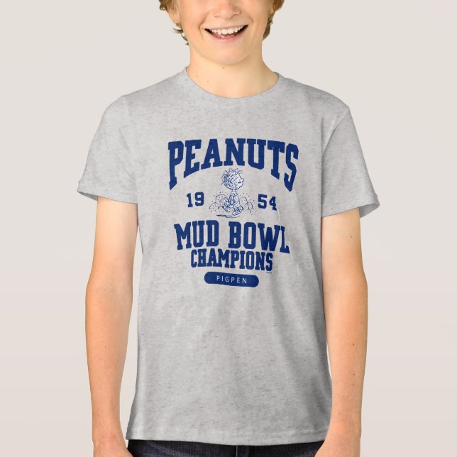 T-shirt En Tri-matière cacahuètes | Champions du Bowl Pigpen Mud 1954 (Recto)
