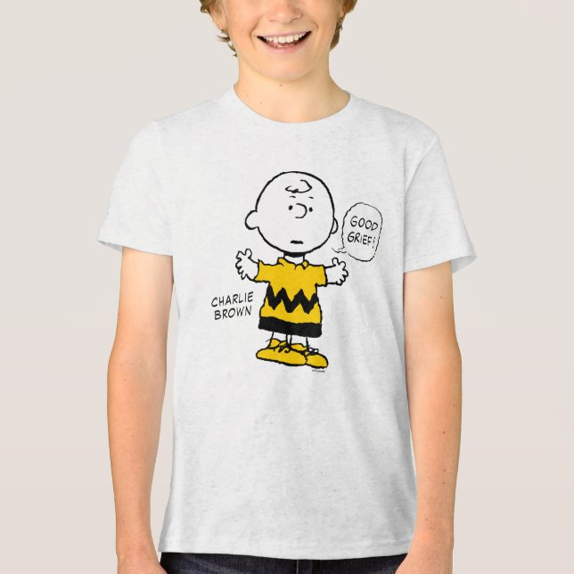 T-shirt En Tri-matière cacahuètes | Good Grief Charlie Brown (Recto)