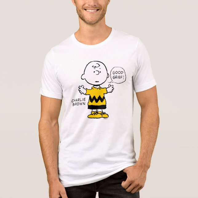 T-shirt En Tri-matière cacahuètes | Good Grief Charlie Brown (Recto)