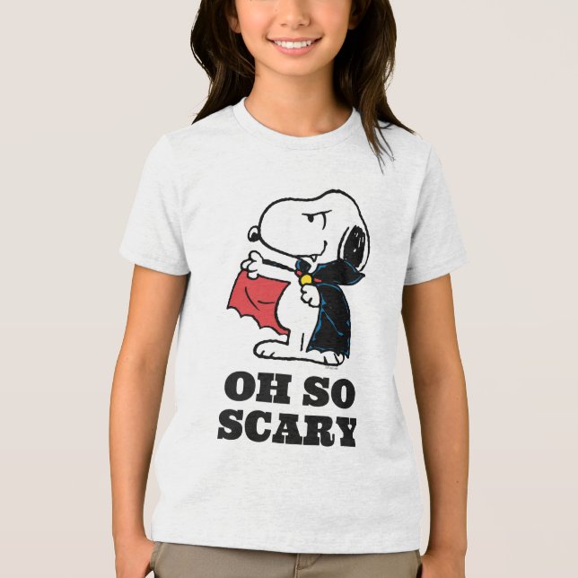 T-shirt En Tri-matière cacahuètes | Halloween Snoopy Vampire (Recto)