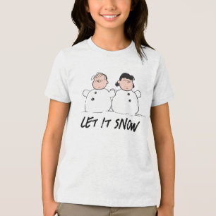 T-shirt En Tri-matière cacahuètes Linus & Lucy Snowmen
