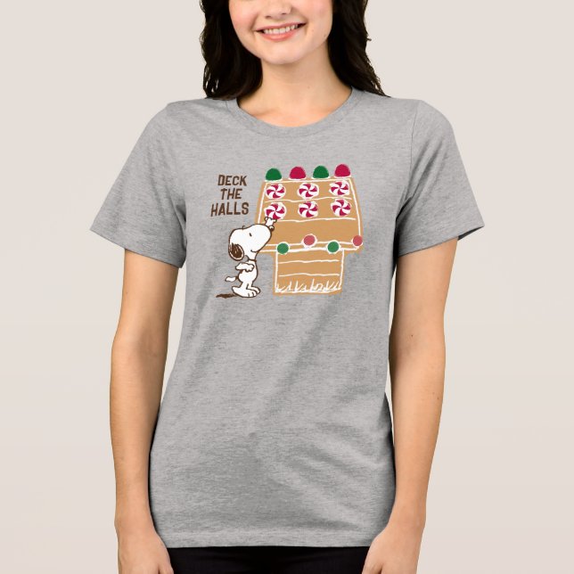 T-shirt En Tri-matière cacahuètes | Maison en pain d'épice (Recto)