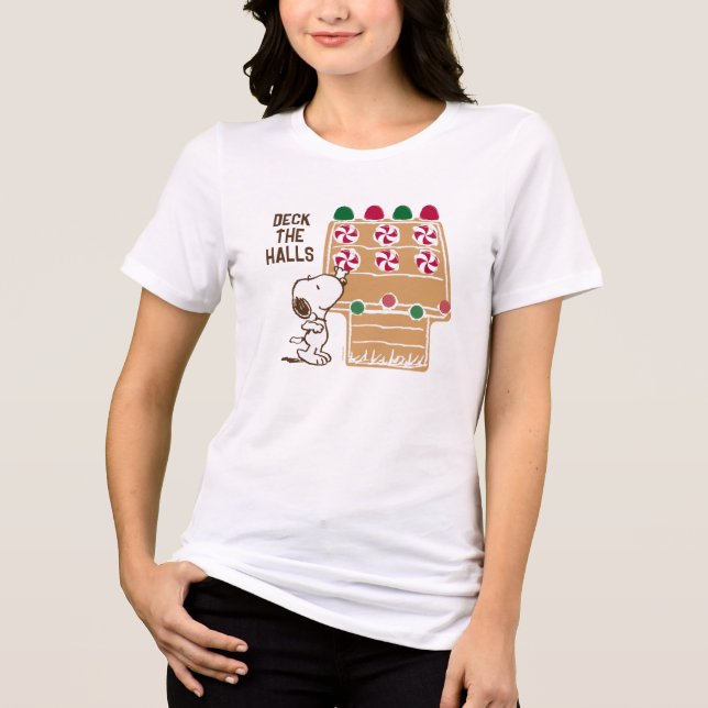 T-shirt En Tri-matière cacahuètes | Maison en pain d'épice (Recto)