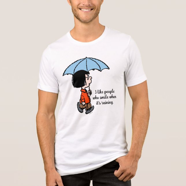 T-shirt En Tri-matière cacahuètes | Marcie sous le parapluie (Recto)