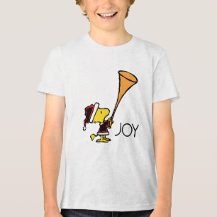 T-shirt En Tri-matière cacahuètes   Père Noël Woodstock