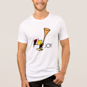 T-shirt En Tri-matière cacahuètes   Père Noël Woodstock