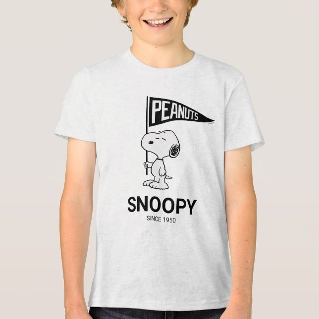T-shirt En Tri-matière cacahuètes | Snoopy Athletic Department (Recto)