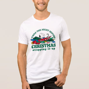 T-shirt En Tri-matière cacahuètes   Snoopy 'C'était la nuit avant Noël