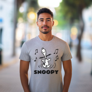 T-shirt En Tri-matière cacahuètes   Snoopy Dancing