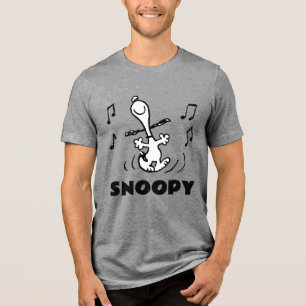T-shirt En Tri-matière cacahuètes   Snoopy Dancing