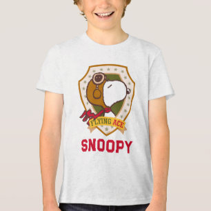 T-shirt En Tri-matière cacahuètes   Snoopy Flying Ace Badge