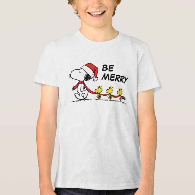 T-shirt En Tri-matière cacahuètes | Snoopy & Friends Winter Scarf (Recto)