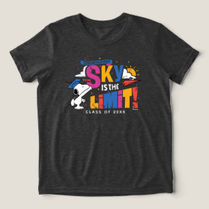 T-shirt En Tri-matière Cacahuètes Snoopy Le ciel est la limite Remise des