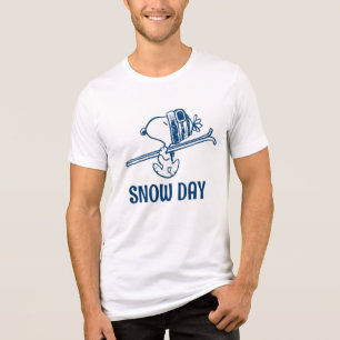 T-shirt En Tri-matière cacahuètes   Snoopy Ski Trip