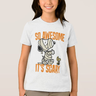 T-shirt En Tri-matière cacahuètes   Snoopy & Woodstock Tellement génial C