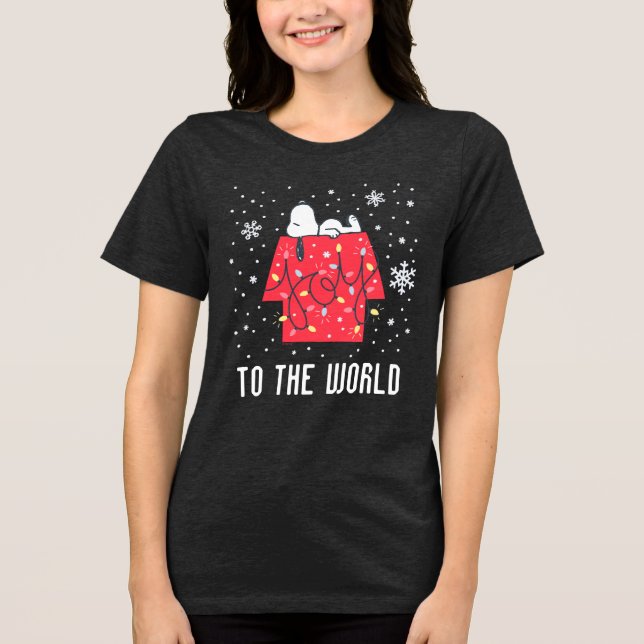 T-shirt En Tri-matière cacahuètes | Snoopy's Holiday Dreamer (Recto)