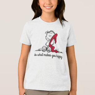 T-shirt En Tri-matière cacahuètes   Un sourire Linus
