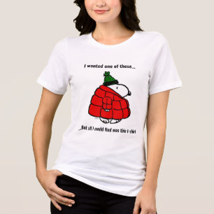 T-shirt En Tri-matière cacahuètes   Veste Snoopy Red Puffer