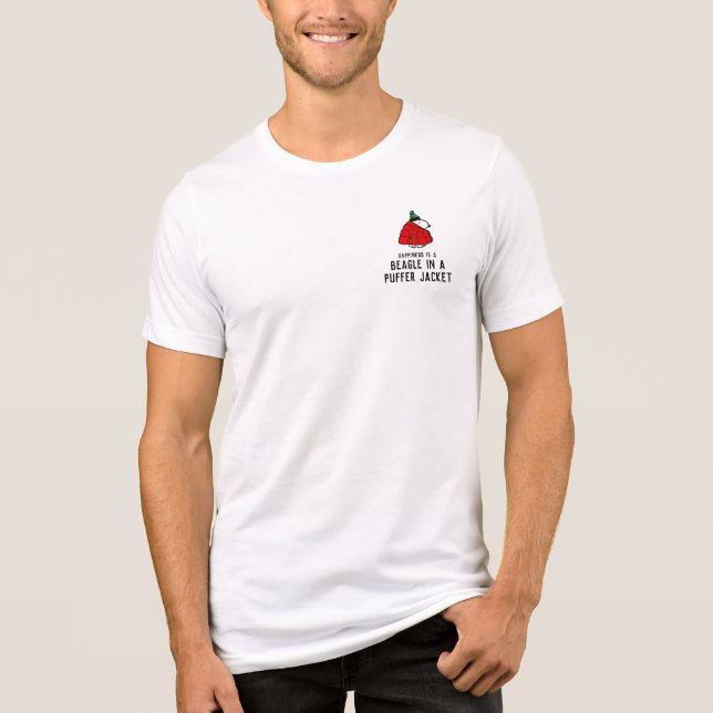 T-shirt En Tri-matière cacahuètes | Veste Snoopy Red Puffer (Recto)