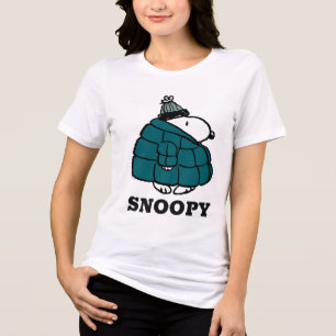 T-shirt En Tri-matière cacahuètes Veste Snoopy Winter Puffer