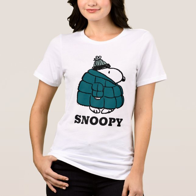 T-shirt En Tri-matière cacahuètes | Veste Snoopy Winter Puffer (Recto)