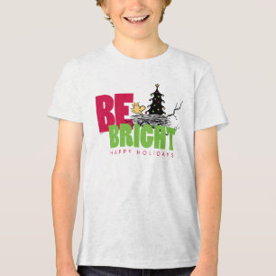 T-shirt En Tri-matière cacahuètes Woodstock Noël Soyez brillant