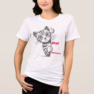 T-shirt En Tri-matière Cadeau drôle pour maman de chat Conception de ty