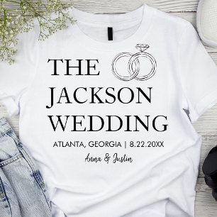 T-shirt En Tri-matière Cadeau personnalisé pour la fête de mariage