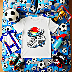 T-shirt En Tri-matière Cadeau unique de chat de football japonais pour le