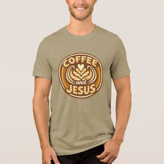 T-shirt En Tri-matière Café et Jésus