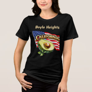 T-shirt En Tri-matière California Women's Bella+Canvas Tri-Blend foncé