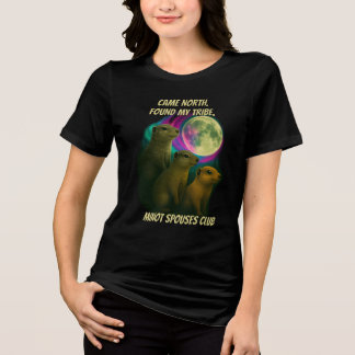 T-shirt En Tri-matière Came North. Found My Tribe. Minot Spouses Club