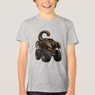 T-shirt En Tri-matière Camion Monstre Tout-Terrain Style Scorpion