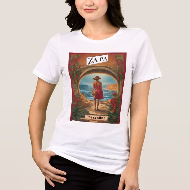 T-shirt En Tri-matière Camiseta art 1 zapa´-The seedbed (Recto)