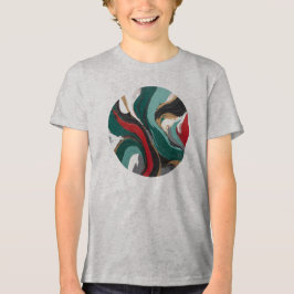T-shirt En Tri-matière Camiseta Masculina Juvenil Básica Arte Expressão-3