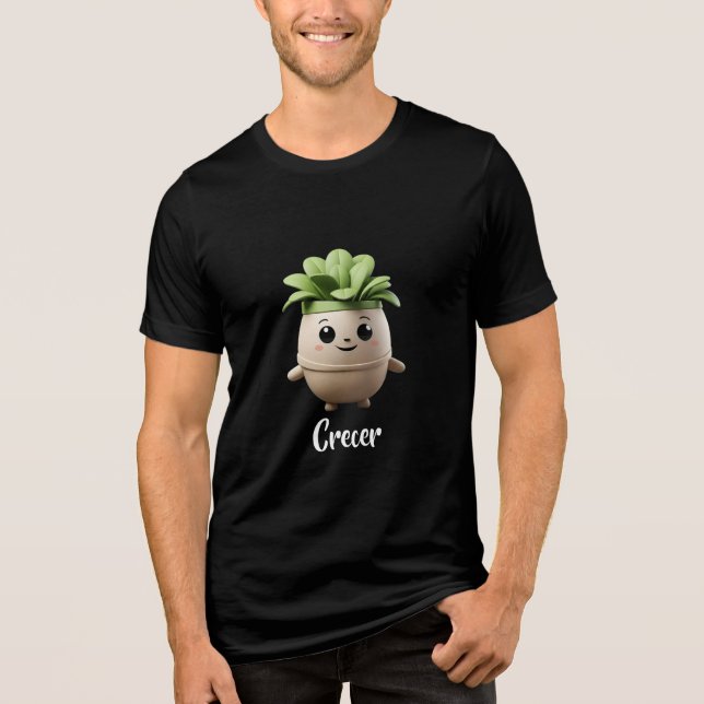 T-shirt En Tri-matière Camiseta Pipo Crecer – Diseño Inspirador (Recto)