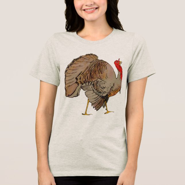 T-shirt En Tri-matière Camouflage Thanksgiving Turquie (Recto)