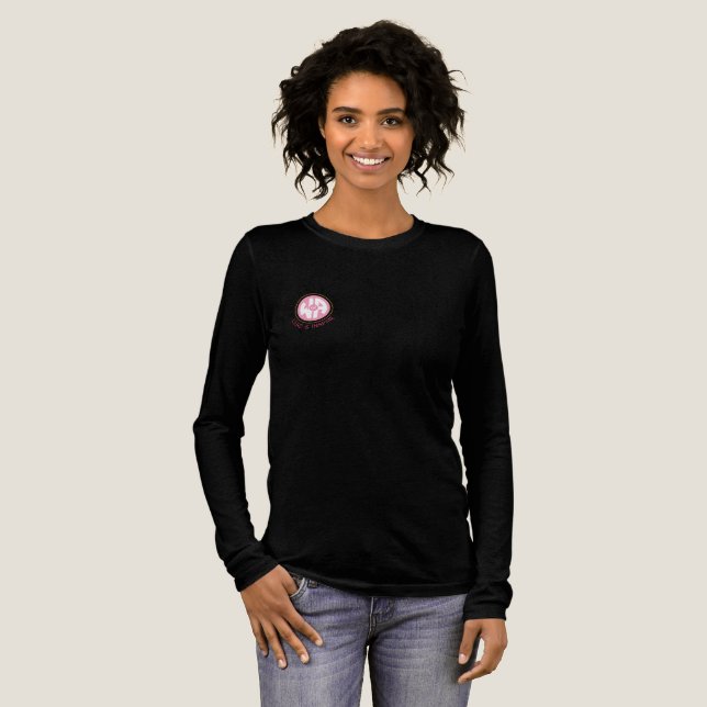 T-shirt En Tri-matière Campagne "Allez avec le rose" Manches longues pour (Recto complet)