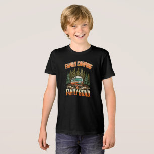 T-shirt En Tri-matière Camping familial Bond : Amusement extérieur et ave