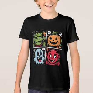 T-shirt En Tri-matière caractères d'halloween