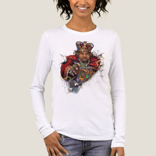 T-shirt En Tri-matière Carte à jouer Roi ADOM Manches Longues