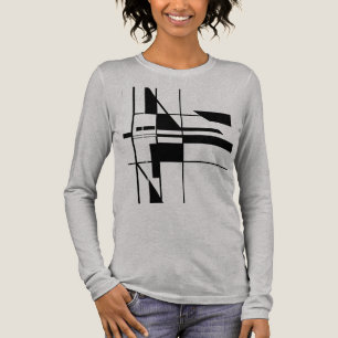 T-shirt En Tri-matière Carte de jeu géométrique noire MCM d'inspiration A