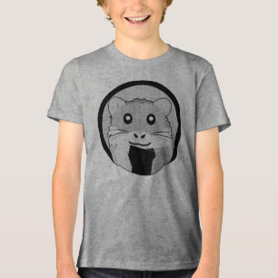 T-shirt En Tri-matière Cartoon Hamster Scarfed Joy