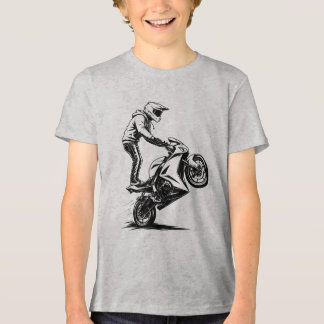 T-shirt En Tri-matière Cascade de moto de sport