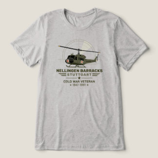 T-shirt En Tri-matière Casernes de Nellingen Stuttgart Huey Medevac Vétér