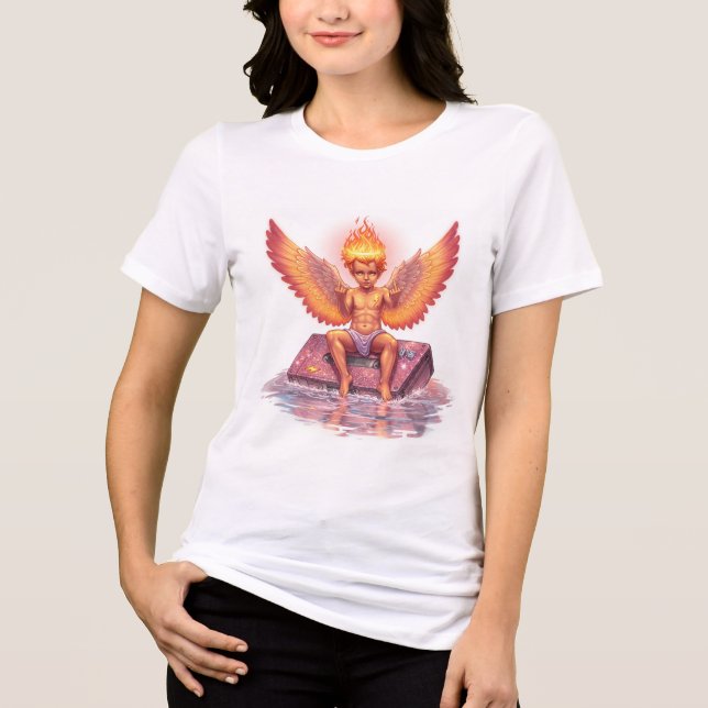 T-shirt En Tri-matière Cassette Étincelante ✨ 💖 (Recto)