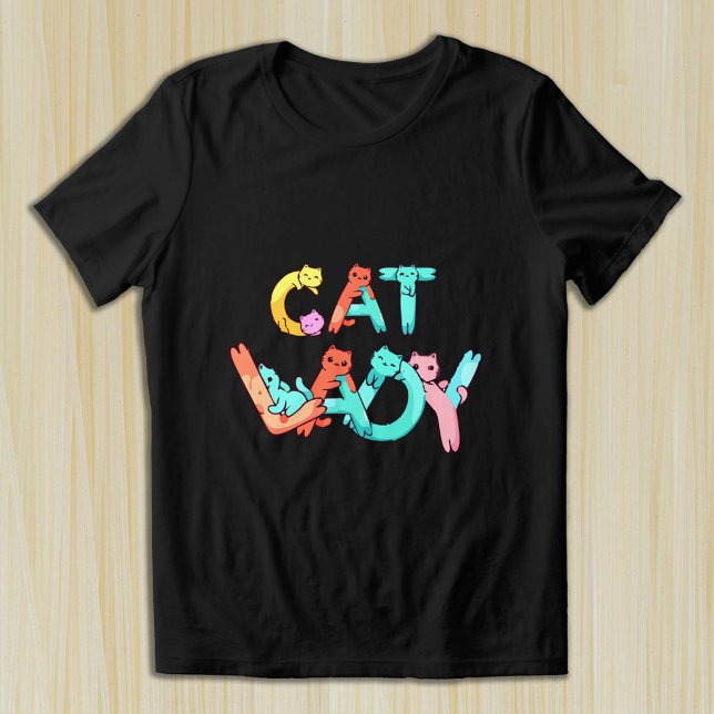 T-shirt En Tri-matière cat lady  (Créateur téléchargé)