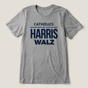 T-shirt En Tri-matière Catholiques pour Harris Walz